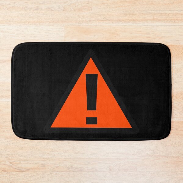 Item preview, Danger, Warning Sign, Black and Orange designed and sold by Greenwood2112.