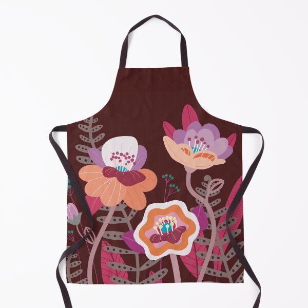 Item preview, Pink orange and purple wild flowers designed and sold by DCamille.
