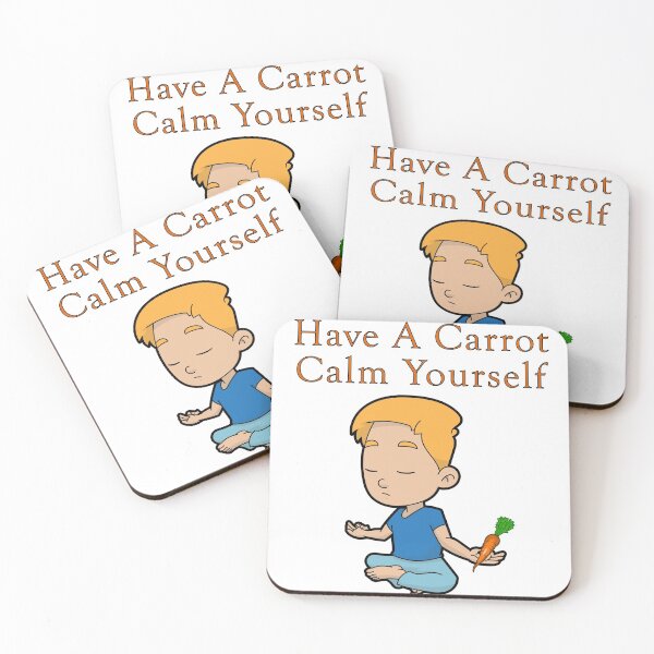 Item preview, Have A Carrot Calm Yourself Funny Comedy Print  designed and sold by gamerzemporium.