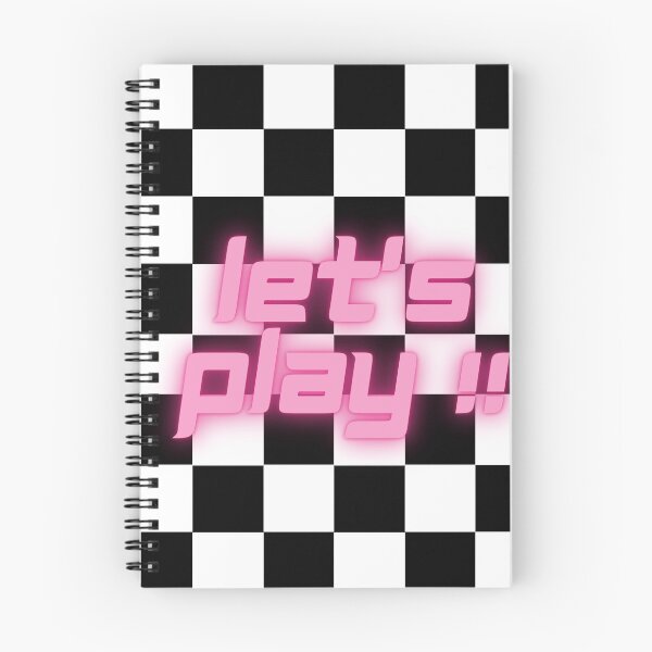 Item preview, Let's play !! pink neon on chess board designed and sold by Dhiak.