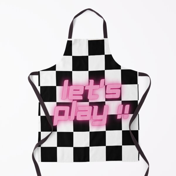 Item preview, Let's play !! pink neon on chess board designed and sold by Dhiak.