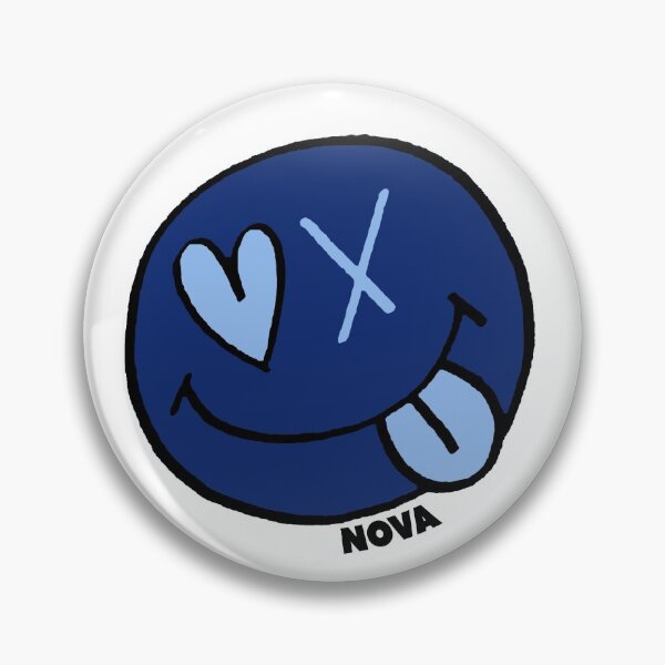 Item preview, Villanova Smiley Face Navy designed and sold by julesanderson.