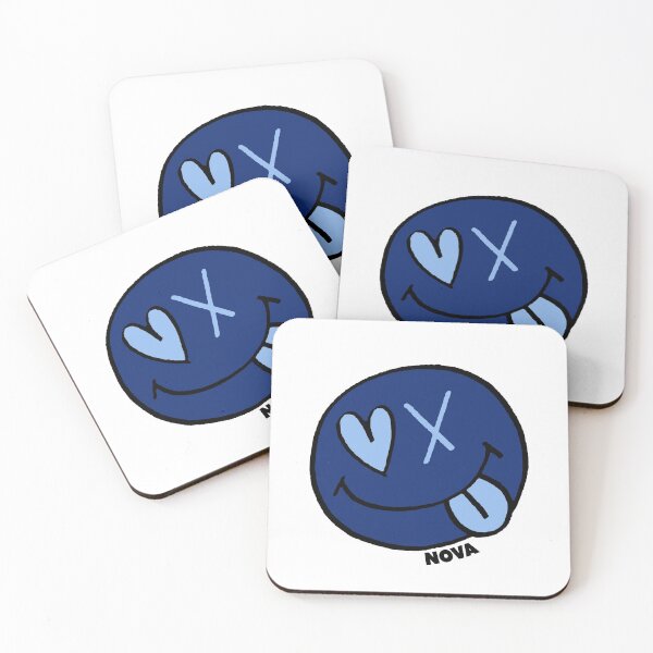 Item preview, Villanova Smiley Face Navy designed and sold by julesanderson.