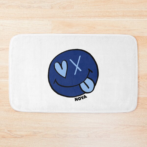 Item preview, Villanova Smiley Face Navy designed and sold by julesanderson.
