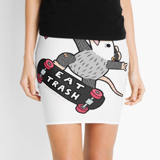 Live Fast Eat Trash Minirock