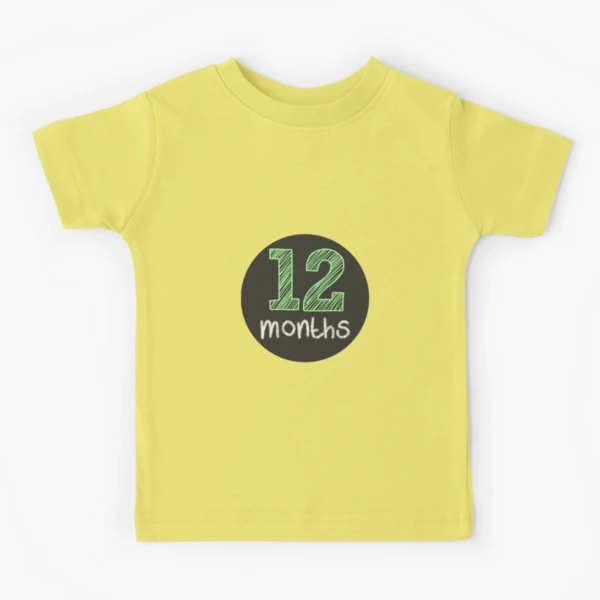 12 month cheap t shirts