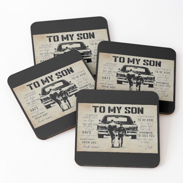 Item preview, Dad And Son 1970's Car - To My Son Wherever Your Journey In Life Gift designed and sold by MagicatcoArt.