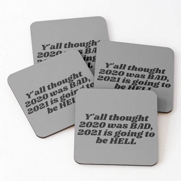 Item preview, Y'all Thought 2020 Was Bad, 2021 Is Going To Be Hell designed and sold by DaughterofYah.