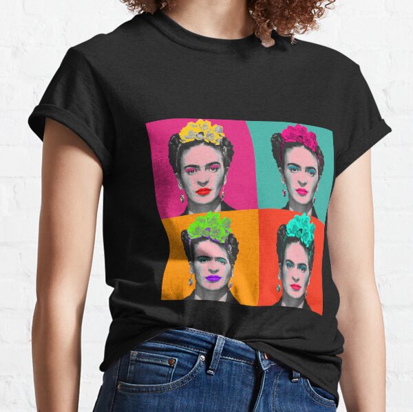 Aperçu de l'œuvre Portrait "pop" de Frida Khalo comme dans la peinture d'Andy Warhol! - coloré - peinture numérique par Iona Art Digital créée et vendue par IonaArtDigital.