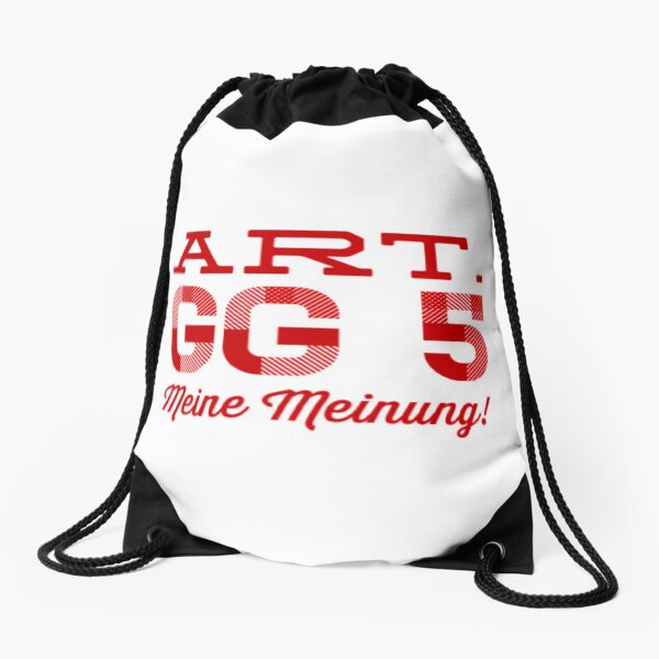 Art. GG 5 Meine Meinung! Turnbeutel