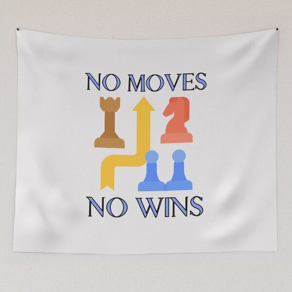Item preview, No moves No wins - chess rules designed and sold by 1M4NE.
