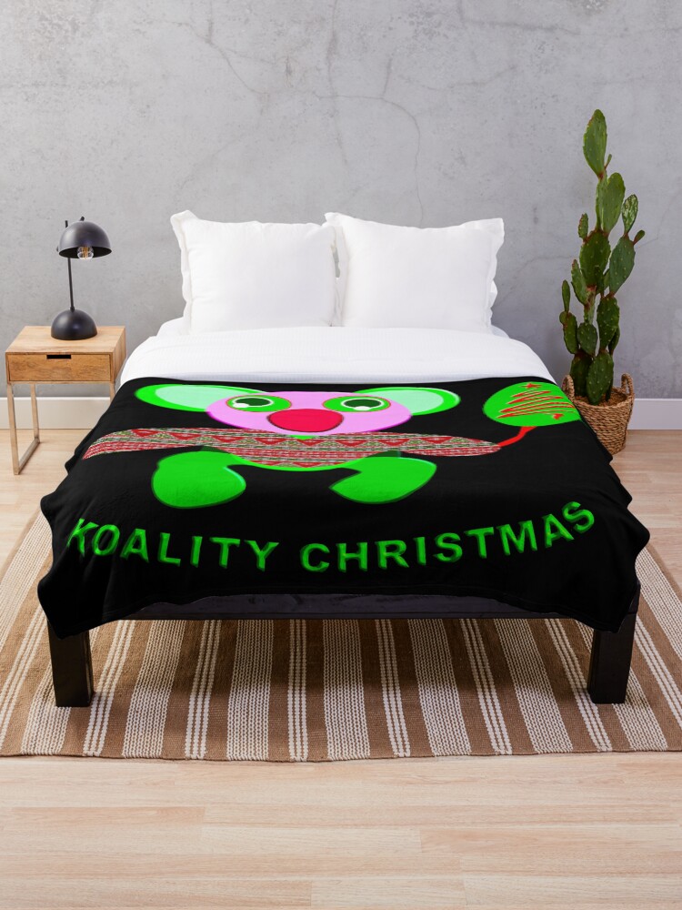 Thumbnail 1 of 6, Throw Blanket, KOALITY CHRISTMAS designed and sold by Ralek.
