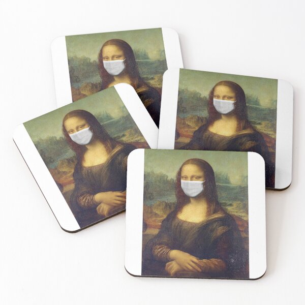 Item preview, Mona Lisa facemask designed and sold by Nilless1234.