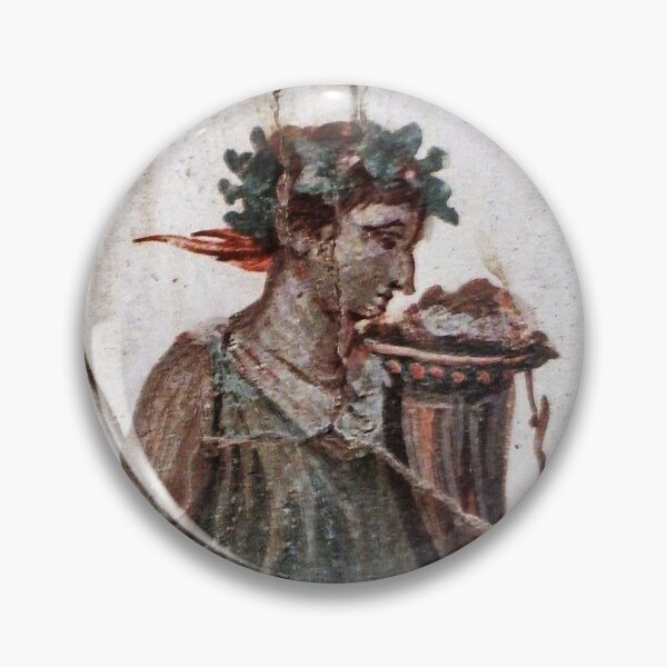 Item preview, Herculaneum Male Figure Frescoe designed and sold by TAMalloyPhoto.