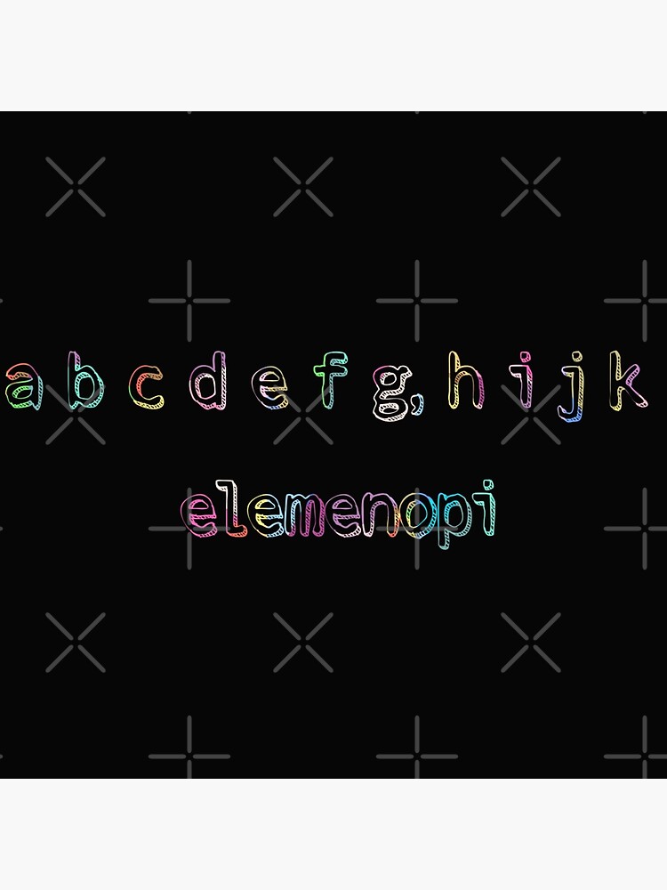 abcdefg alphabet | Poster