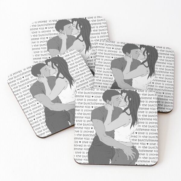Item preview, Butch/Femme Kiss designed and sold by madhurart.