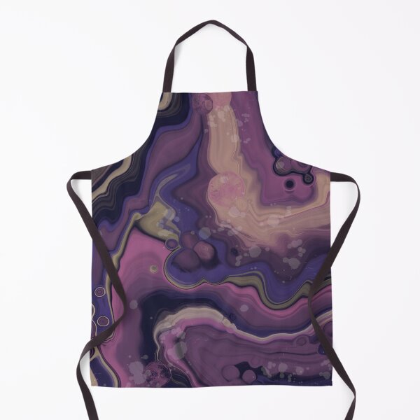 Item preview, Amethyst, digital fluid pour with cells designed and sold by MayGreenAbgrall.