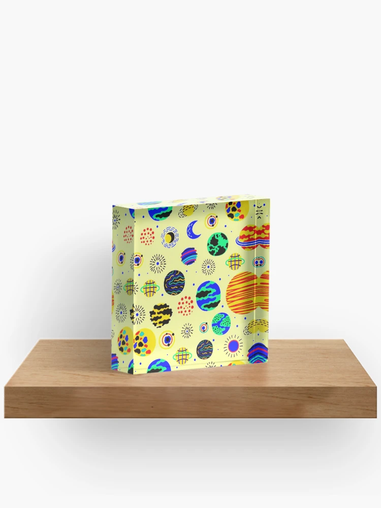 Thumbnail 2 von 5, Acrylblock, IconPatterns24 designt und verkauft von IconPatterns.