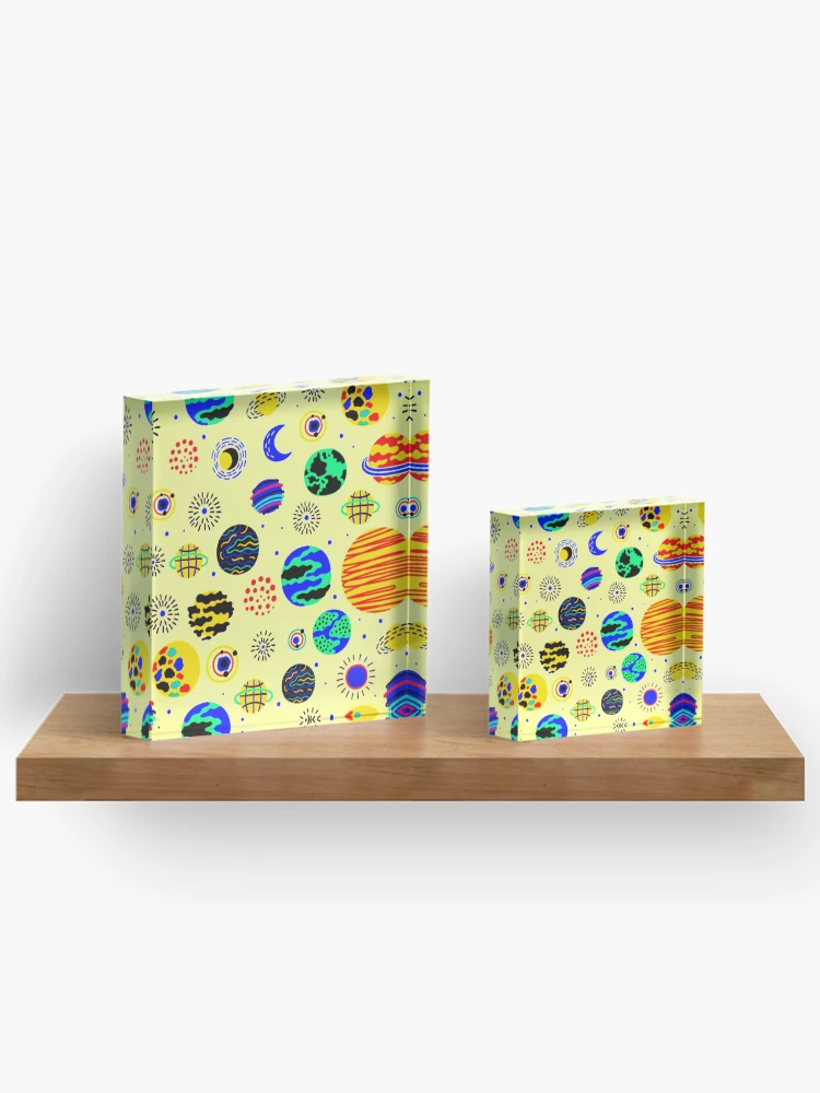 Thumbnail 3 von 5, Acrylblock, IconPatterns24 designt und verkauft von IconPatterns.