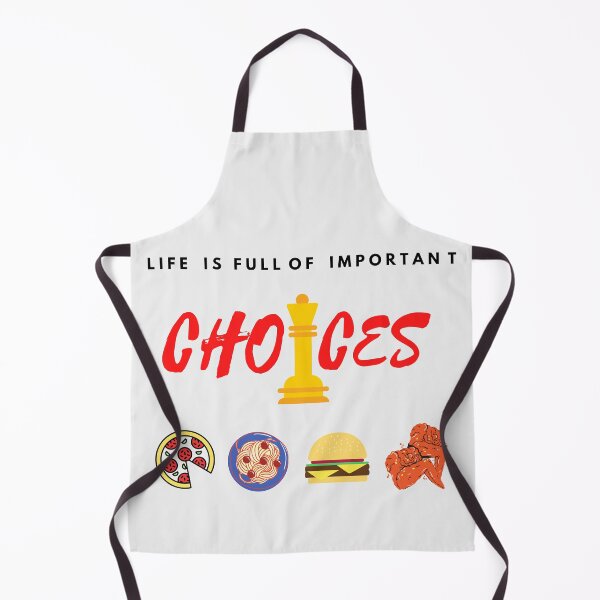 Item preview, Life is full of Important Choices Chess Food Edition designed and sold by eucagarland.