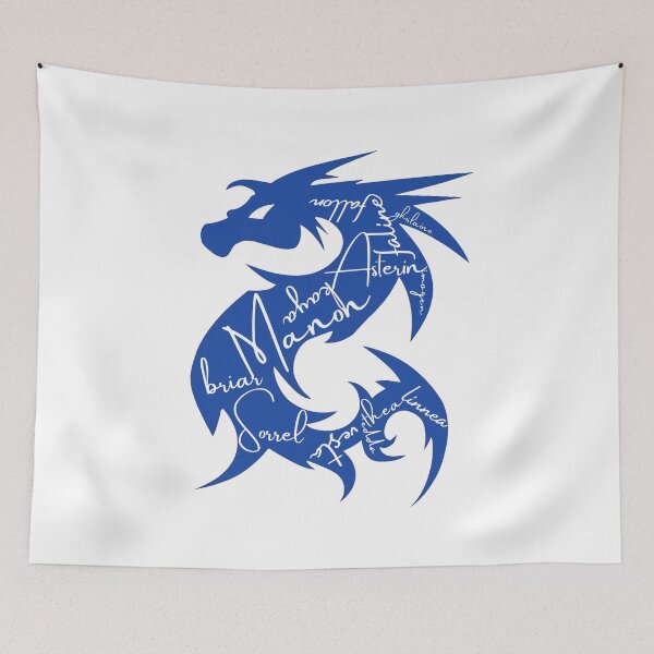 Item preview, The Thirteen Signed Wyvern in Blueblood designed and sold by Mavy-liz.