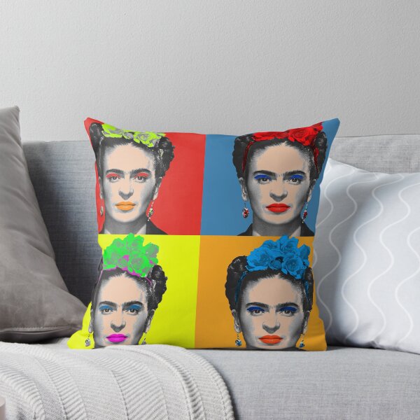 Aperçu de l'œuvre Portrait "pop" de Frida Khalo comme dans la peinture d'Andy Warhol! 2- coloré - peinture numérique par Iona Art Digital créée et vendue par IonaArtDigital.