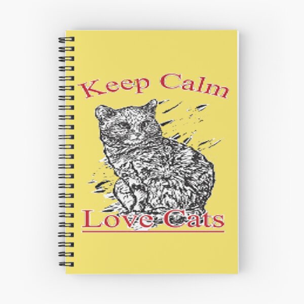 Item preview, Keep calm I love cat designed and sold by kamelshop.