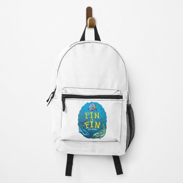 Item preview, The Adventures of Finley and Cisco PIN A FIN TO WIN with Characters Finley, Cisco and Camie designed and sold by EmOceanApparel.