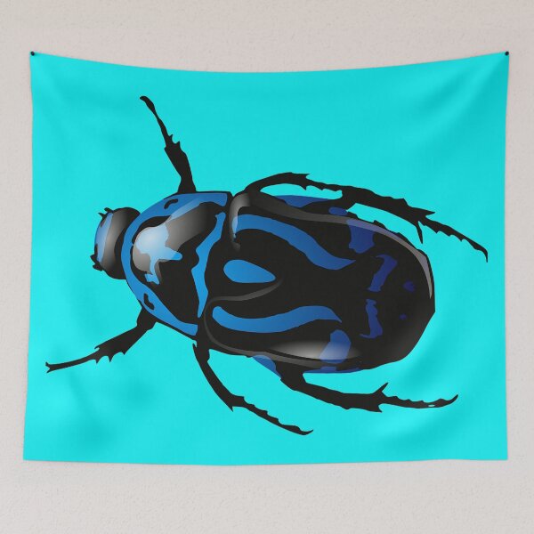 Item preview, Cute Blue Beetle designed and sold by Rita Hamdan.
