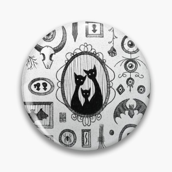 Item preview, Goth Gallery Wall Pattern designed and sold by Crooked & Beautiful .