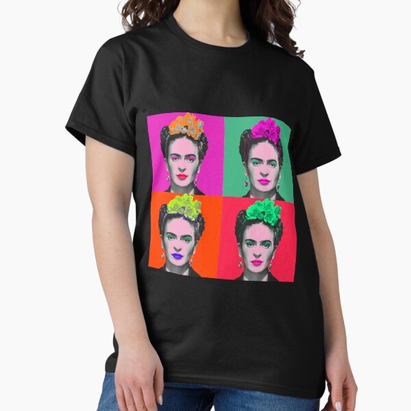 Item preview, Frida Khalo "pop" portrait like in Andy Warhol paint! 3 - colorful - digital paint by Iona Art Digital designed and sold by IonaArtDigital.