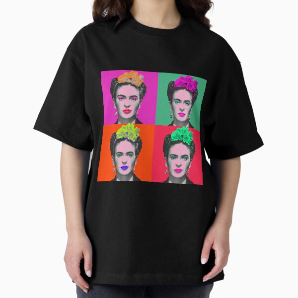 Item preview, Frida Khalo "pop" portrait like in Andy Warhol paint! 3 - colorful - digital paint by Iona Art Digital designed and sold by IonaArtDigital.