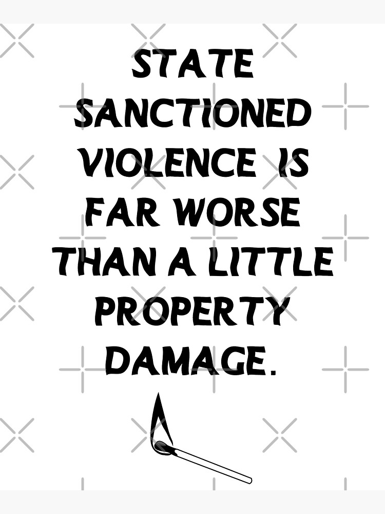acab | state sanctioned violence is far worse than a little property damage by craftordiy