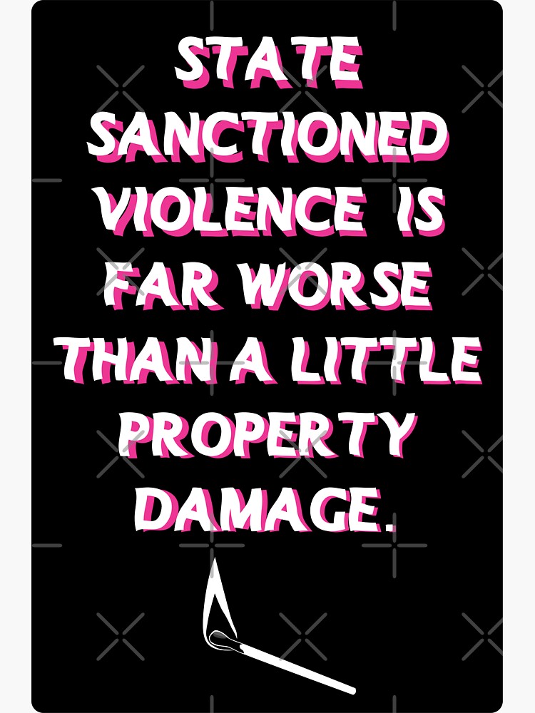 acab | state sanctioned violence is far worse than a little property damage by craftordiy