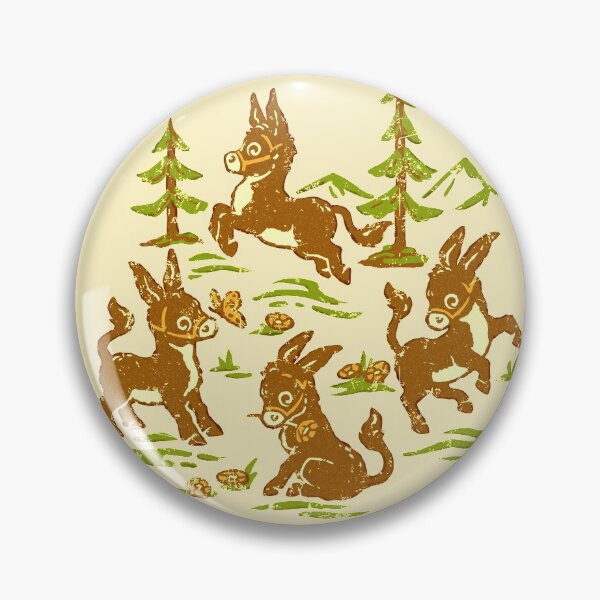 Item preview, Retro Donkeys Brown designed and sold by Marianne Martin.