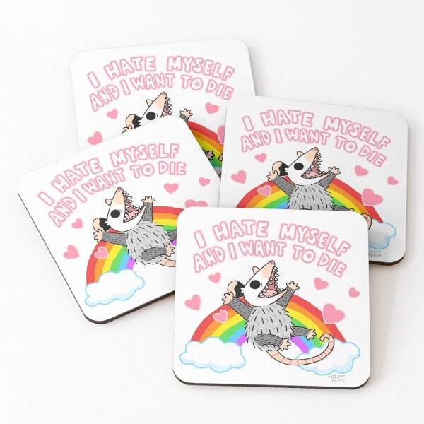 Item preview, I Hate Myself designed and sold by possum-mood.