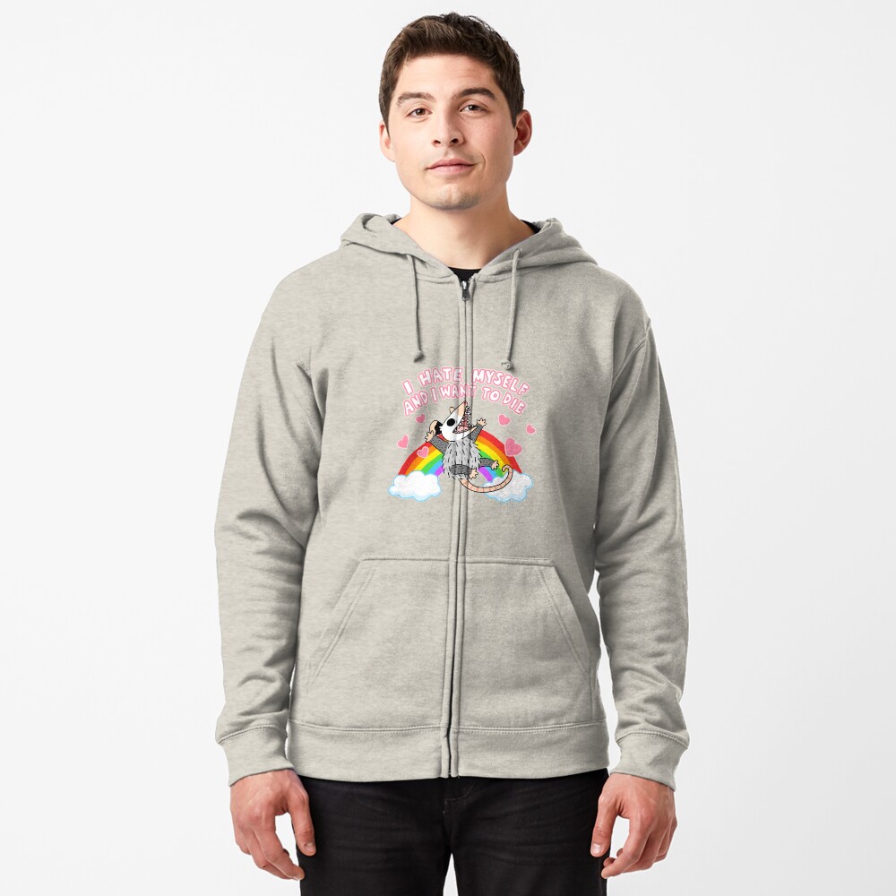 Item preview, Zipped Hoodie designed and sold by possum-mood.