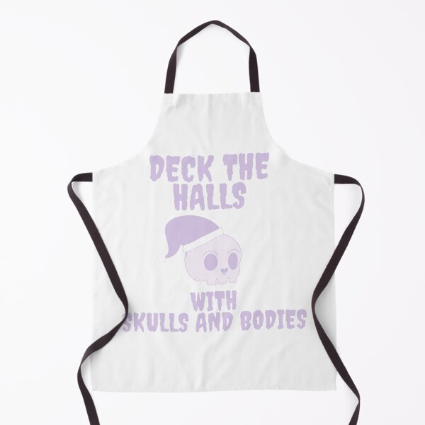 Item preview, deck the halls with skulls and bodies designed and sold by JocelynCrafts.