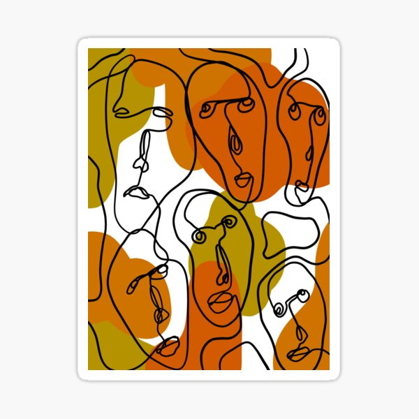 Aperçu de l'œuvre Visages fanés créée et vendue par myjenaration.