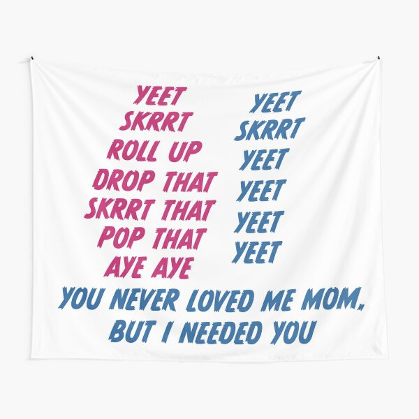 Yeet Song Tapestries Redbubble - roblox music code foryeet meme