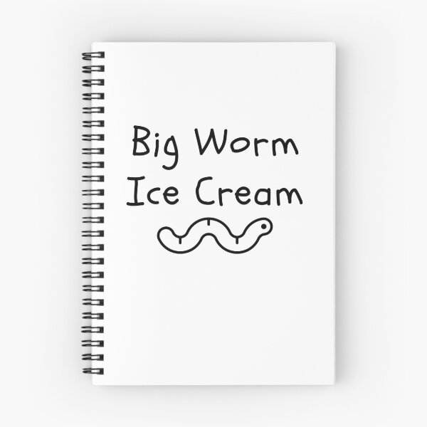 Item preview, Big Worm Ice Cream designed and sold by WorldPrintTees.