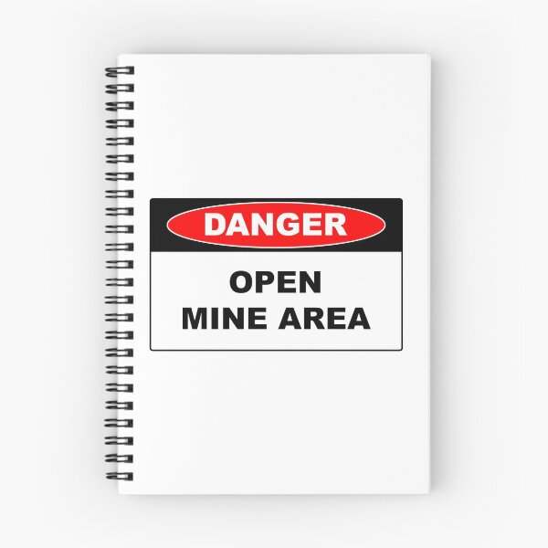 Item preview, Danger Open Mine Area designed and sold by Burritoless.