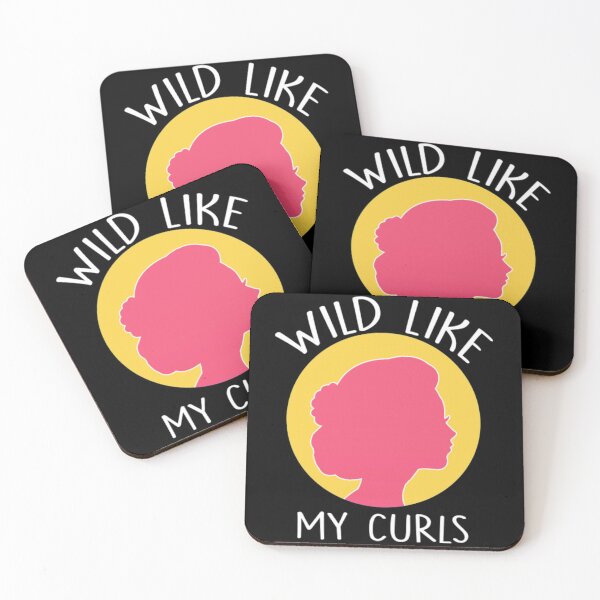 Item preview, Wild Like My Curls Curly Haired Girls Gift Feminist designed and sold by SickelsDelong.