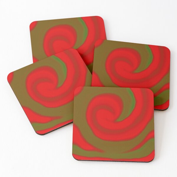 Item preview, Green, Red, Twirl Swirl designed and sold by shaang.