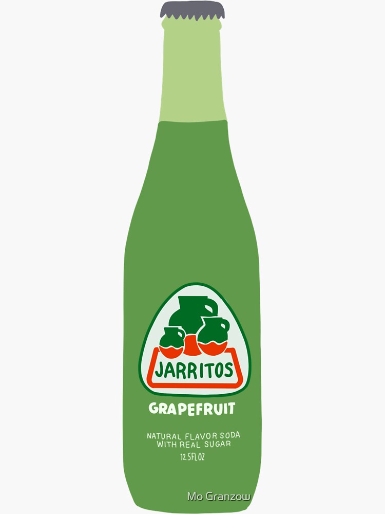 "Grapefruit Jarritos" Sticker by Redbubble