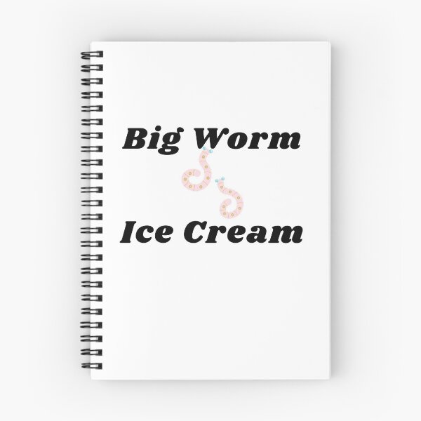 Item preview, Big Worm Ice Cream designed and sold by WorldPrintTees.