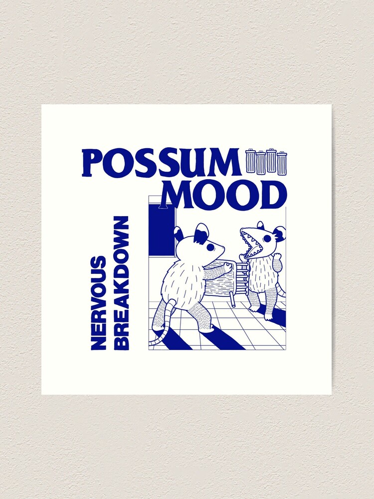 Thumbnail 1 of 3, Art Print, Nervous Breakdown designed and sold by possum-mood.