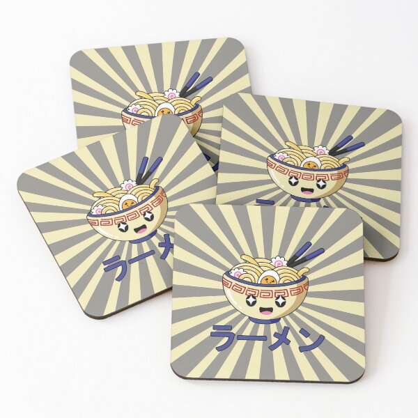 Item preview, Kawaii Bowl of Cute Ramen Blue designed and sold by Nossikko.