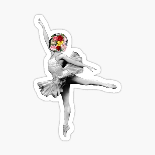 Space Ballerina Cutout Sticker