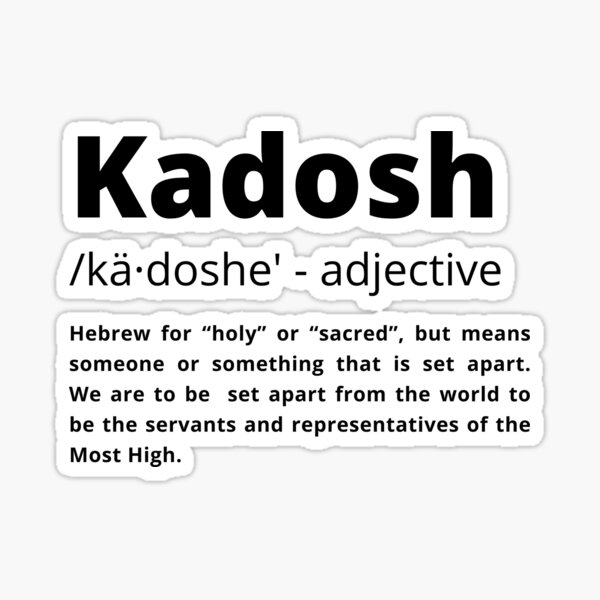 Definition Kadosh